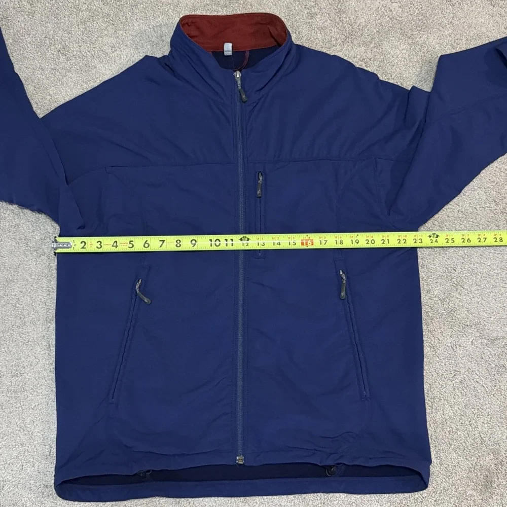 Ibex Men's Climawool Lite Softshell Jacket Mens Large Blue Wool Nylon Blend